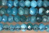 CRB2245 15.5 inches 2*3mm faceted rondelle apatite beads