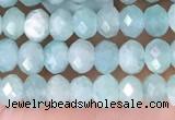 CRB2270 15.5 inches 3*4mm faceted rondelle amazonite beads