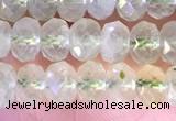 CRB2273 15.5 inches 4*6mm faceted rondelle prehnite beads