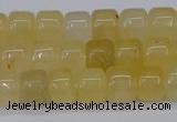 CRB2500 15.5 inches 6*8mm rondelle yellow jade beads wholesale