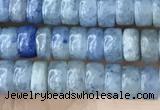 CRB2553 15.5 inches 2*4mm heishi blue aventurine beads wholesale