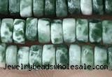 CRB2561 15.5 inches 2*4mm heishi moss agate beads wholesale