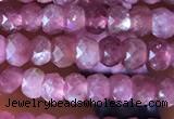 CRB2610 15.5 inches 2*3mm faceted rondelle ruby gemstone beads