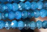 CRB2640 15.5 inches 2*3mm faceted rondelle apatite gemstone beads