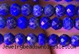 CRB2646 15.5 inches 2*3mm faceted rondelle lapis lazuli beads