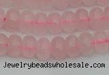 CRB2801 15.5 inches 5*8mm rondelle rose quartz beads wholesale