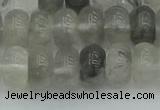 CRB2807 15.5 inches 6*10mm rondelle cloudy quartz beads wholesale