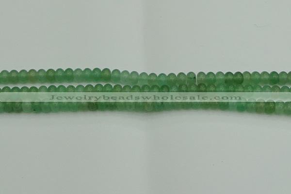 CRB2820 15.5 inches 4*6mm rondelle green aventurine beads