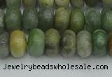 CRB2832 15.5 inches 6*10mm rondelle jade gemstone beads