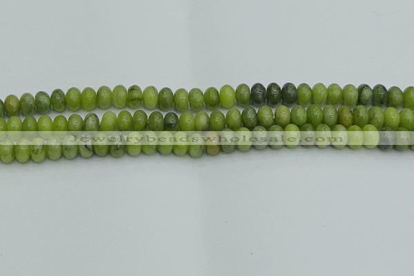 CRB2837 15.5 inches 6*10mm rondelle Chinese chrysoprase beads