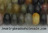 CRB2847 15.5 inches 6*10mm rondelle fancy jasper beads wholesale