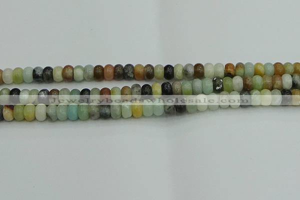 CRB2876 15.5 inches 5*8mm rondelle amazonite beads wholesale