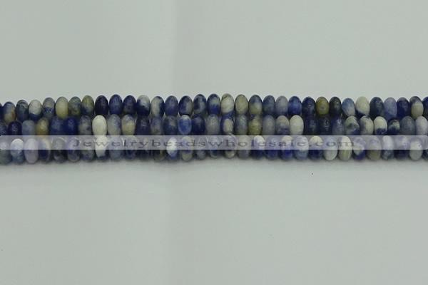 CRB2880 15.5 inches 4*6mm rondelle sodalite beads wholesale