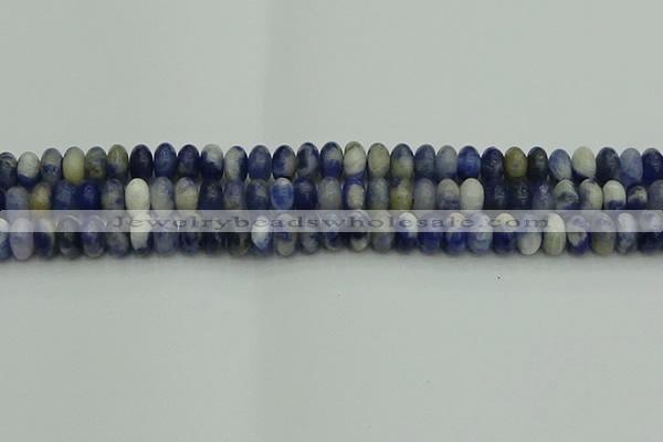 CRB2881 15.5 inches 5*8mm rondelle sodalite beads wholesale