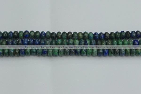 CRB2892 15.5 inches 6*10mm rondelle chrysocolla beads wholesale