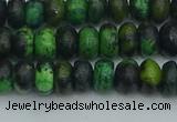 CRB2895 15.5 inches 4*6mm rondelle chrysocolla beads wholesale