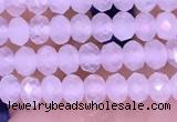 CRB3140 15.5 inches 2.5*4mm faceted rondelle tiny white moonstone beads