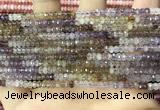 CRB3200 15.5 inches 2*3.5mm faceted rondelle mixed quartz beads