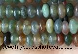 CRB4009 15.5 inches 2.5*4.5mm rondelle Indian agate beads wholesale