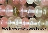 CRB4031 15.5 inches 4*6mm rondelle volcano cherry quartz beads wholesale