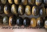 CRB4044 15.5 inches 4*6mm rondelle yellow tiger eye beads wholesale