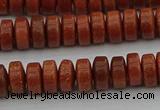 CRB421 15.5 inches 5*8mm rondelle goldstone beads wholesale