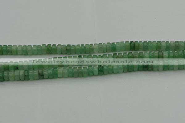 CRB426 15.5 inches 5*8mm rondelle green aventurine beads