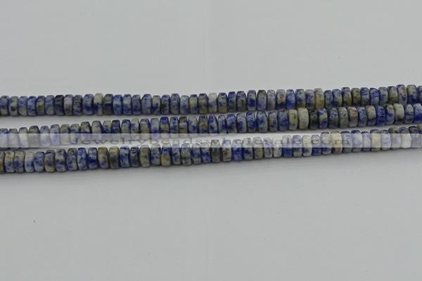 CRB428 15.5 inches 5*8mm rondelle African sodalite beads wholesale