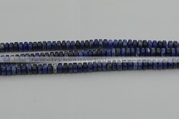 CRB429 15.5 inches 5*8mm rondelle sodalite gemstone beads