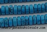 CRB440 15.5 inches 5*8mm rondelle turquoise beads wholesale