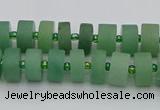 CRB472 15.5 inches 5*8mm tyre green aventurine beads wholesale