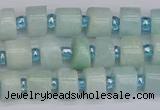 CRB530 15.5 inches 5*8mm tyre Chinese amazonite beads wholesale