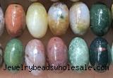 CRB5306 15.5 inches 4*6mm rondelle Indian agate beads wholesale