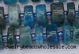 CRB538 15.5 inches 6*12mm tyre apatite gemstone beads wholesale