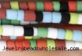 CRB5514 15 inches 2*2mm heishi synthetic turquoise beads wholesale