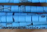 CRB5529 15 inches 2*2mm heishi synthetic turquoise beads wholesale