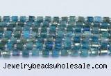 CRB5600 15.5 inches 5mm - 6mm faceted tyre apatite beads