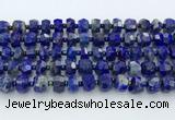 CRB5629 15.5 inches 6*9mm – 9*10mm faceted rondelle lapis lazuli beads