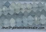 CRB5742 15 inches 2*3mm faceted aquamarine beads