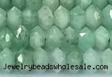 CRB5746 15 inches 2*3mm faceted emerald beads