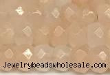 CRB5799 15 inches 4*6mm, 5*8mm, 6*10mm faceted rondelle pink aventurine jade beads