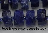 CRB584 15.5 inches 8*16mm faceted rondelle sodalite beads