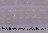 CRB709 15.5 inches 3*4mm faceted rondelle white crystal beads