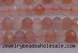 CRB715 15.5 inches 3*4mm faceted rondelle rainbow moonstone beads