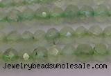 CRB722 15.5 inches 3*4mm faceted rondelle prehnite gemstone beads