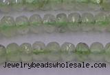 CRB723 15.5 inches 2.5*4mm faceted rondelle prehnite gemstone beads