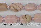 CRC1010 15.5 inches 8*10mm oval rhodochrosite gemstone beads