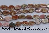 CRC1015 15.5 inches 8*12mm - 12*16mm freeform rhodochrosite beads