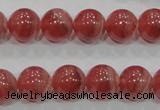 CRC104 15.5 inches 12mm round natural argentina rhodochrosite beads