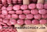 CRC1063 15.5 inches 13*18mm oval rhodochrosite beads wholesale